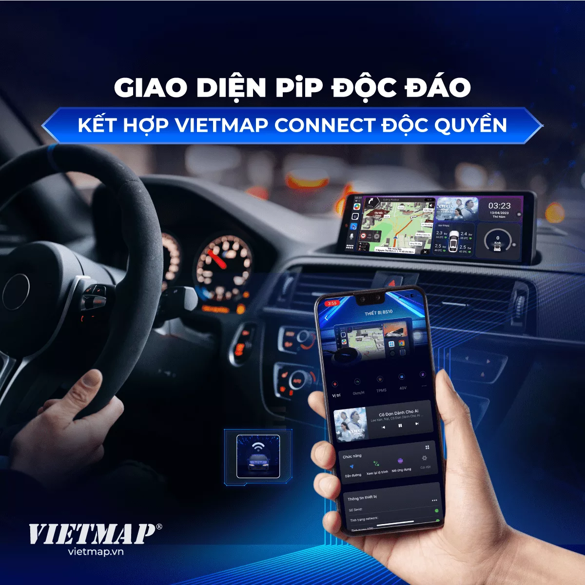 VIETMAP BS10: Trải Nghiệm Giải Trí Thông Minh và An Toàn Cho Xe Ô Tô - ảnh 3