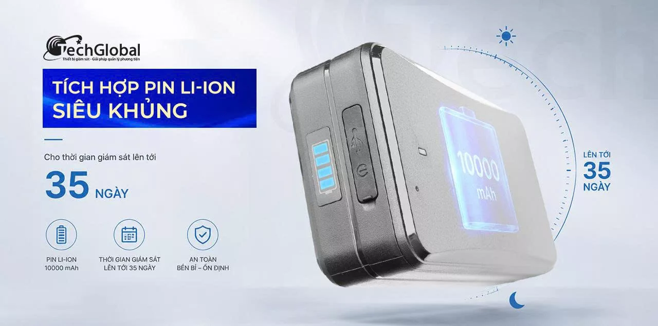 Thiết Bị Định Vị Chạy Pin AT4-4G (LL301) - Pin Khủng 10.000mAh-395