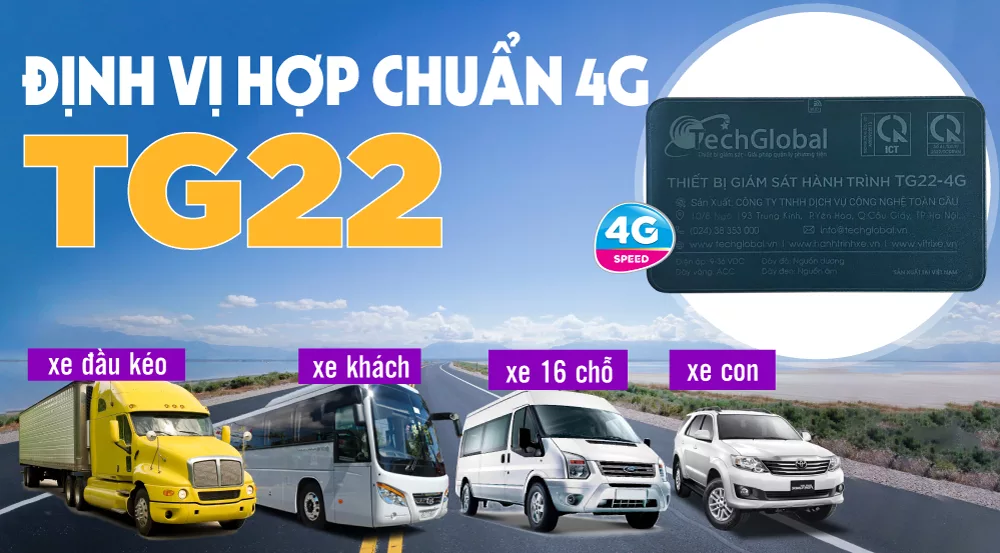 Thiết Bị Định Vị TG22 4G - Hợp Chuẩn Bộ GTVT - Giám Sát Hành Trình - ảnh 3