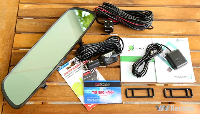 Camera Hành Trình Gương Webvision M39 AI Tích Hợp GPS - Wifi - Giám Sát Từ Xa - ảnh 6