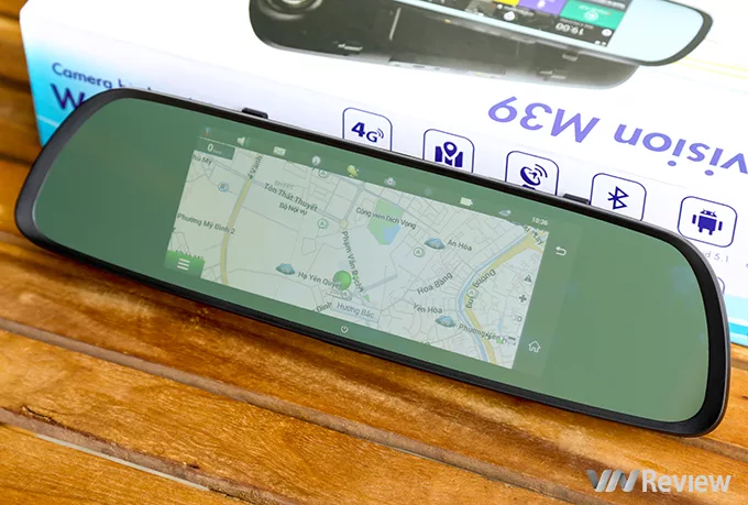 Camera Hành Trình Gương Webvision M39 AI Tích Hợp GPS - Wifi - Giám Sát Từ Xa - ảnh 4