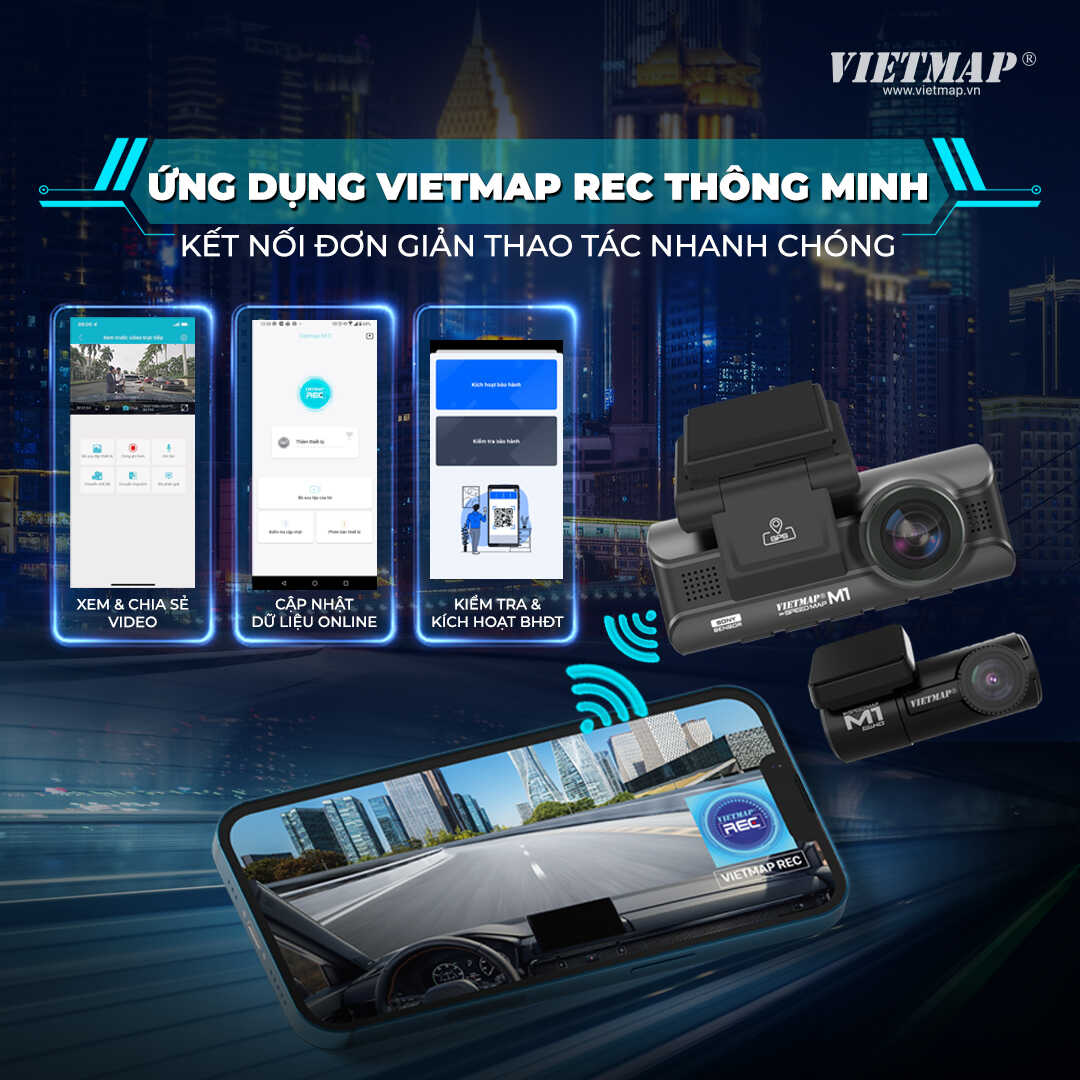 Camera Hành Trình Vietmap M1 Siêu Phẩm Cảnh Báo Giao Thông-336 Camera Hành Trình Vietmap M1 Siêu Phẩm Cảnh Báo Giao Thông-336