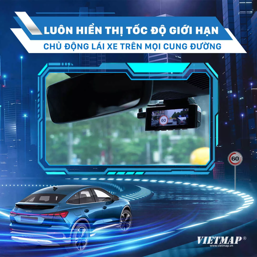 Vietmap Speedmap M1: Siêu phẩm cảnh báo tốc độ, giá tốt | Tặng thẻ nhớ 64GB-338