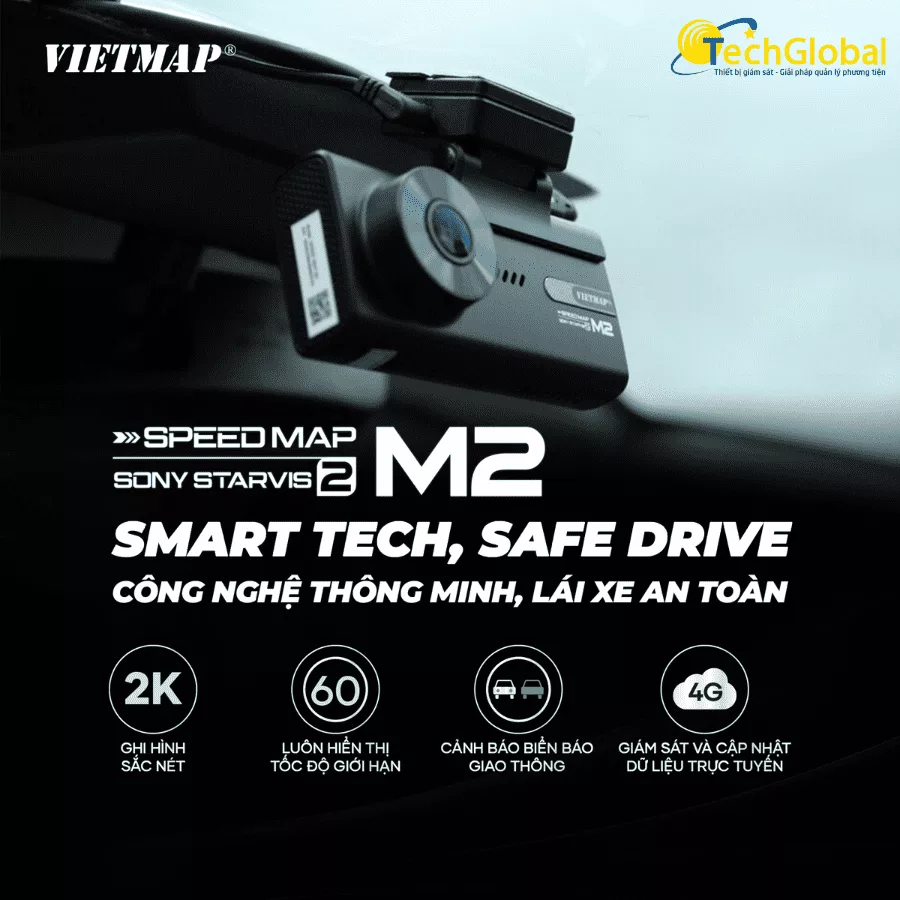 Vietmap SpeedMap M2 - Cảnh báo phạt nguội 24/7, hiển thị tốc độ giới hạn-328