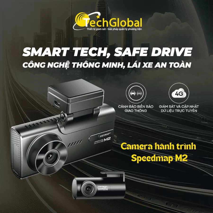 Vietmap SpeedMap M2 - Cảnh báo phạt nguội 24/7, hiển thị tốc độ giới hạn-329