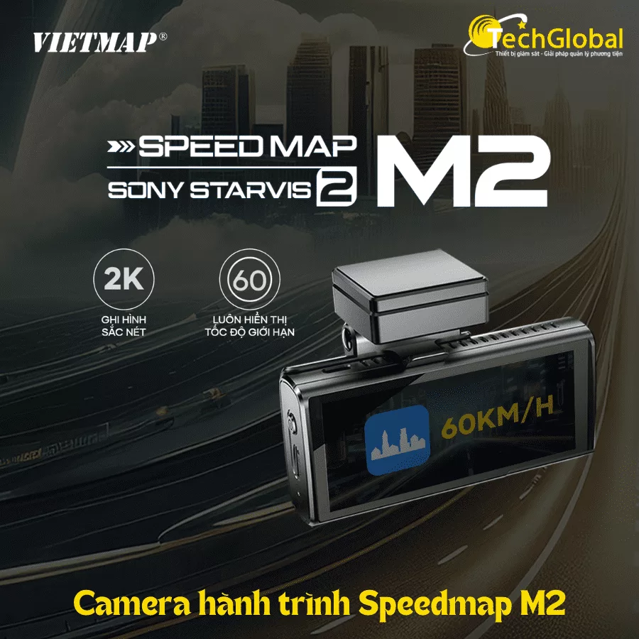 Vietmap SpeedMap M2 - Cảnh báo phạt nguội 24/7, hiển thị tốc độ giới hạn-330