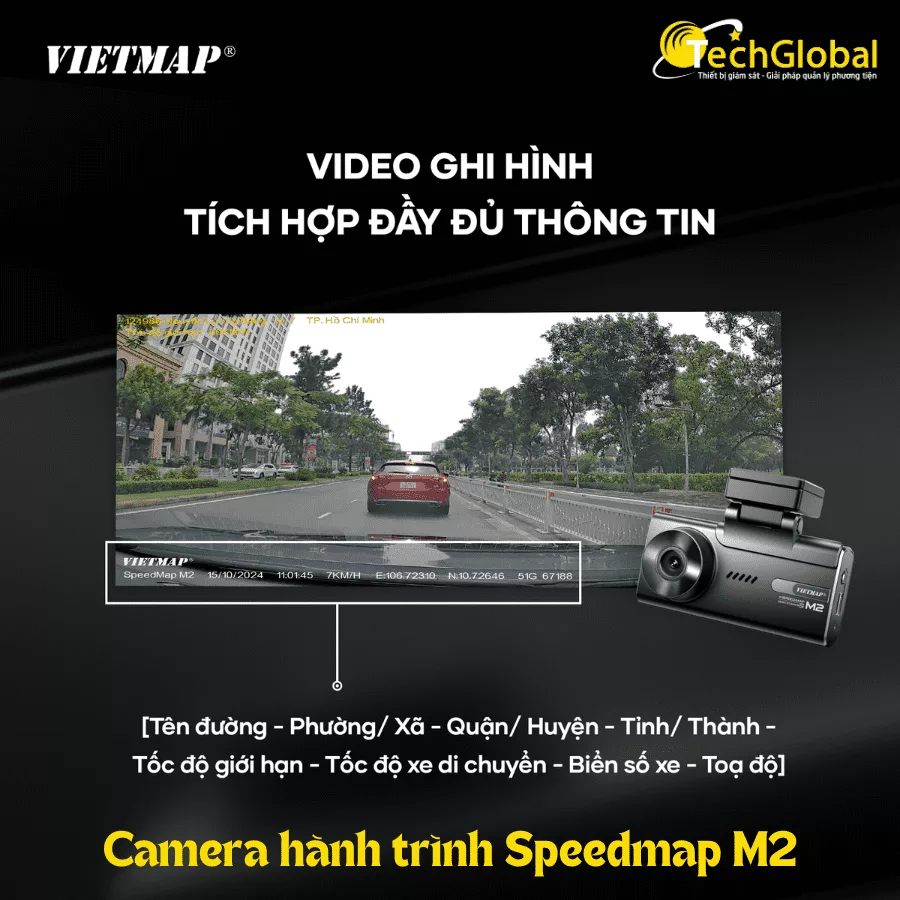 Vietmap SpeedMap M2 - Cảnh báo phạt nguội 24/7, hiển thị tốc độ giới hạn-334